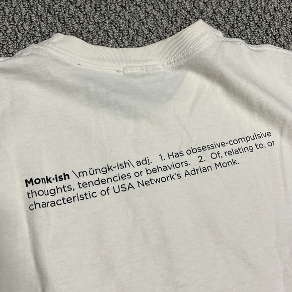 2000’s Monk Promo Vintage T-Shirt - Picture 4 of 4